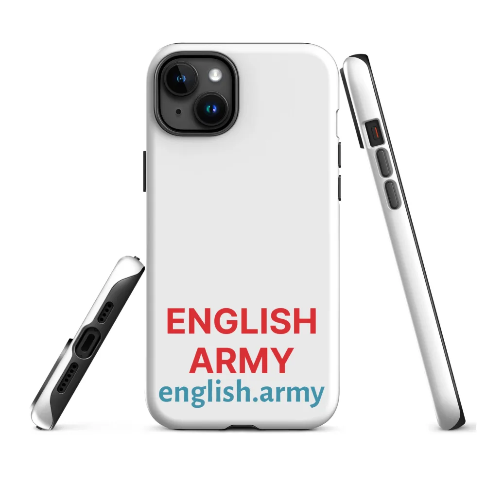 ENGLISCHE ARMEE – Robuste Schutzhülle für iPhone®