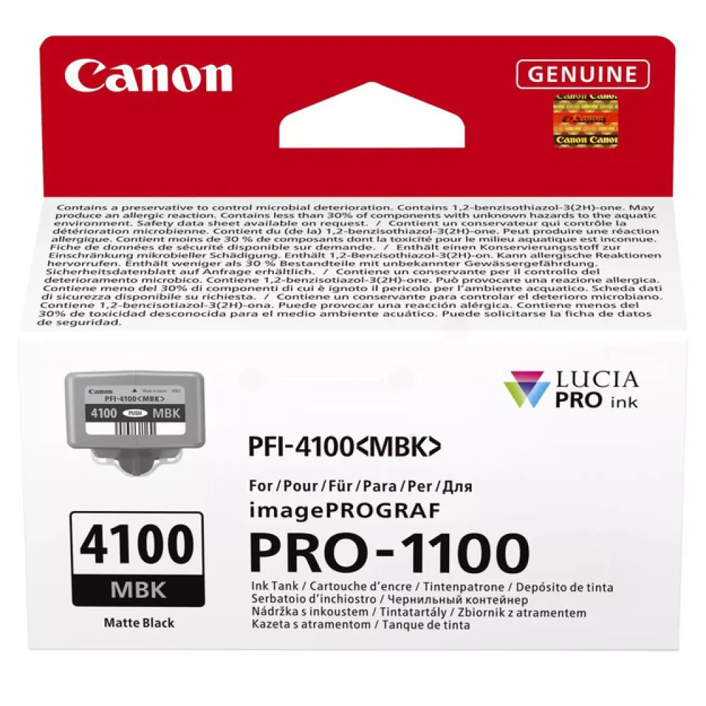 Original Canon 6776C001 / PFI-4100MBK Tintenpatrone schwarz matt