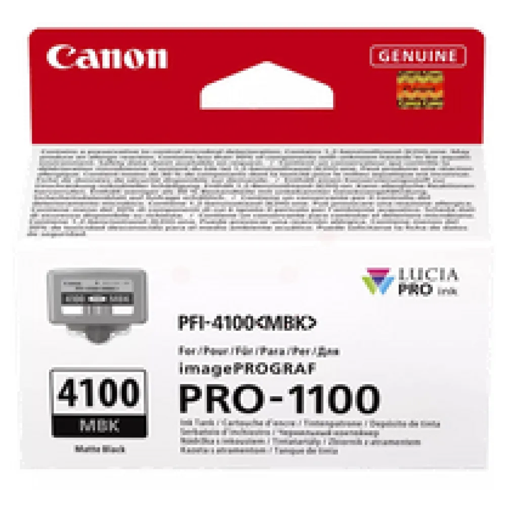 Original Canon 6776C001 / PFI-4100MBK Tintenpatrone schwarz matt – Bild 2