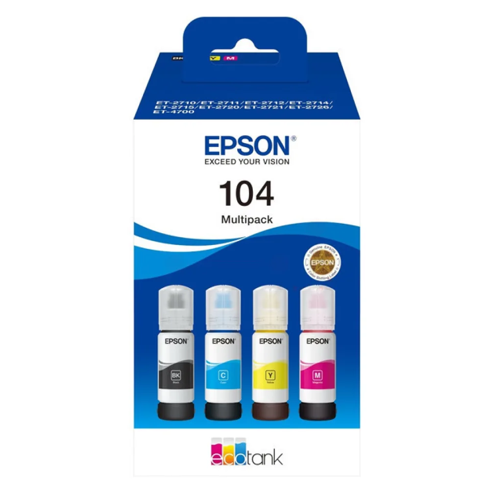 Original Epson C13T00P640 / 104 Tintenpatrone Multipack
