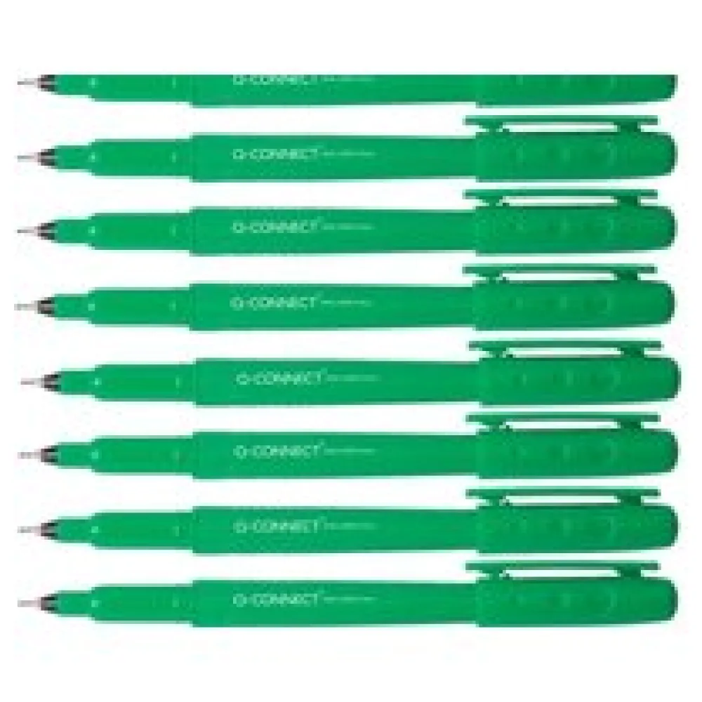 Q-CONNECT Feinliner, 0,4mm, grün, (10 Stück) – Bild 2