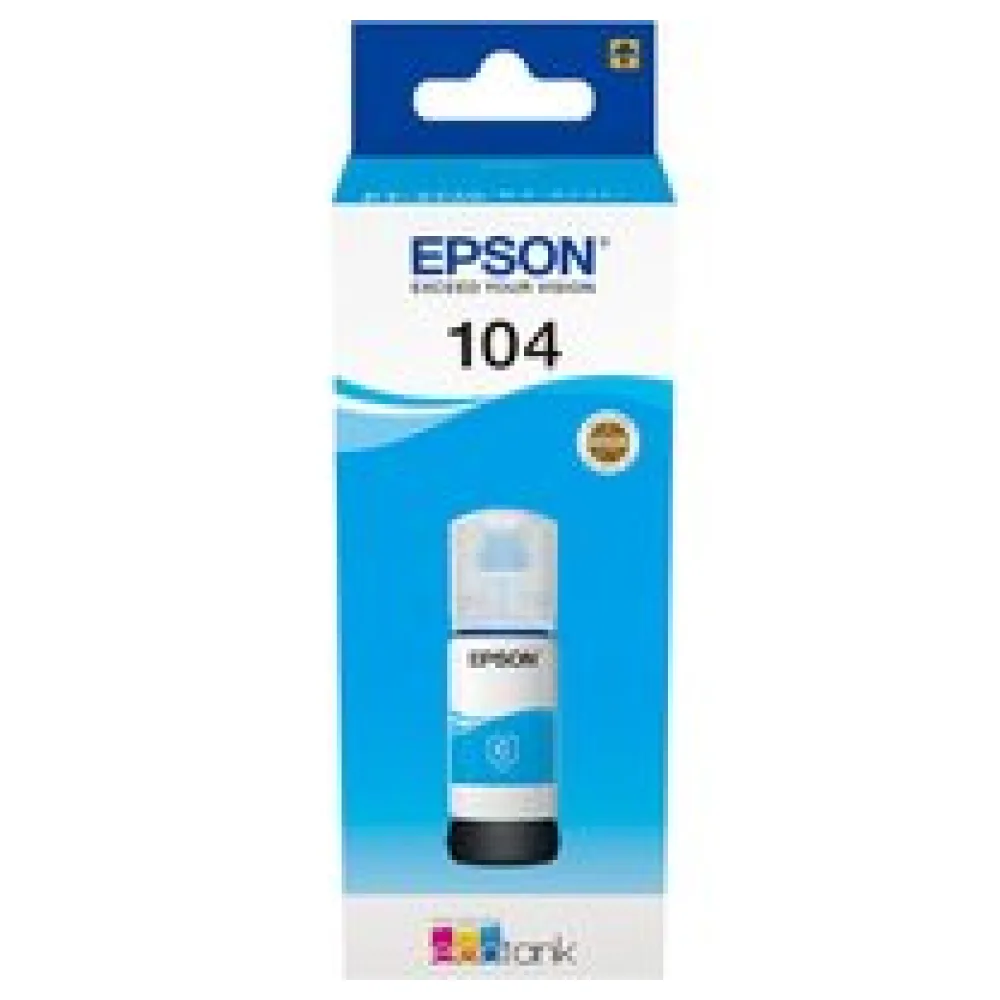 Original Epson C13T00P240 / 104 Tintenflasche cyan – Bild 2