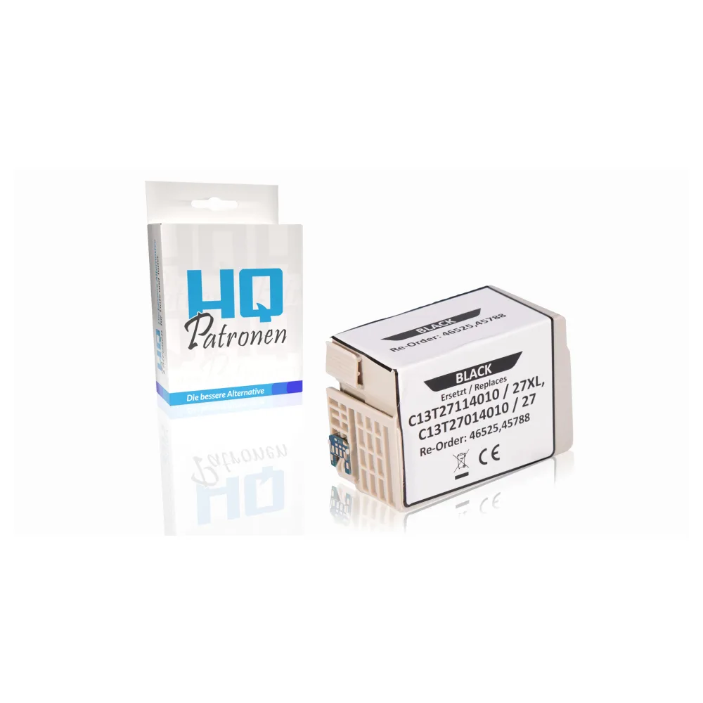 Kompatibel zu Epson C13T27114010 / 27XL Tintenpatrone, schwarz