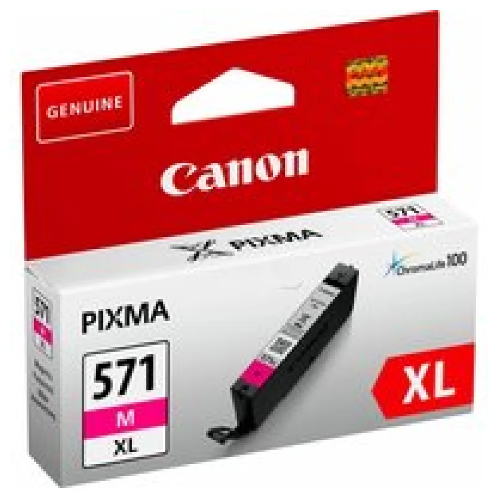Original Canon 0333C001 / CLI571MXL Tintenpatrone magenta – Bild 2