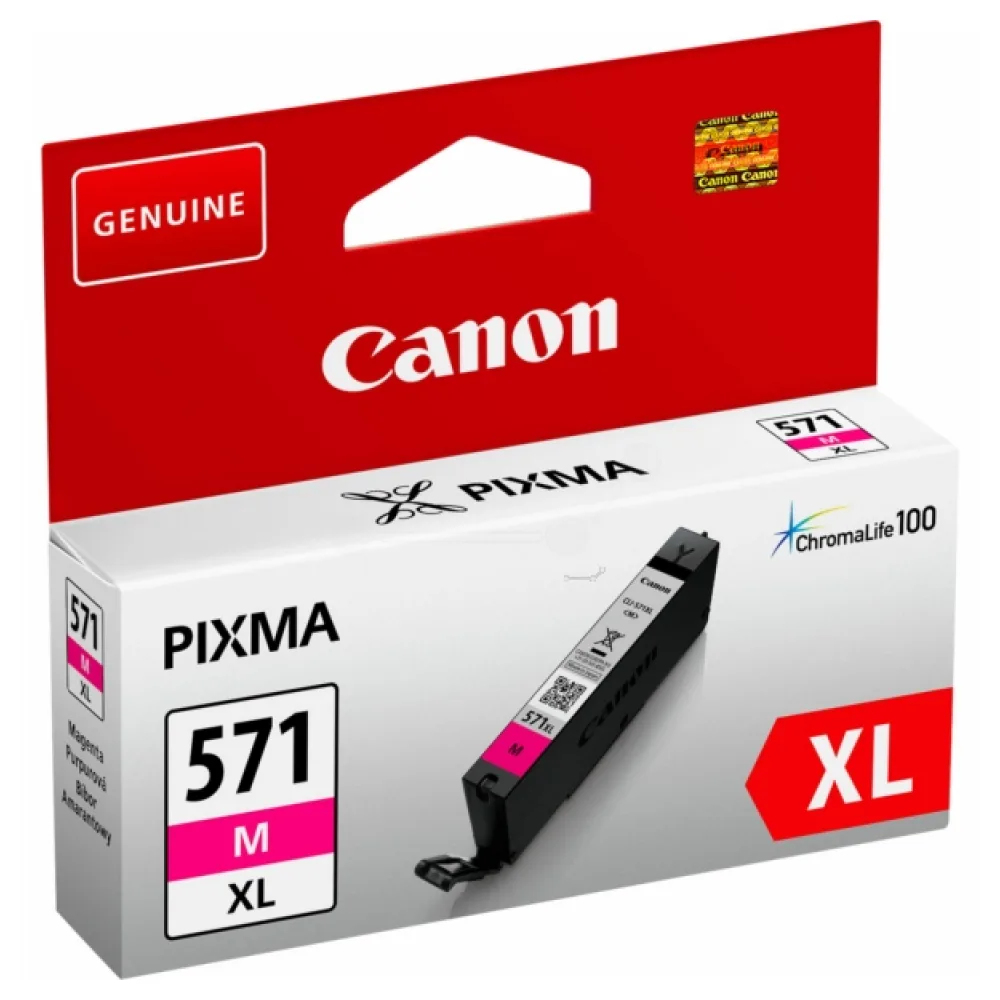 Original Canon 0333C001 / CLI571MXL Tintenpatrone magenta