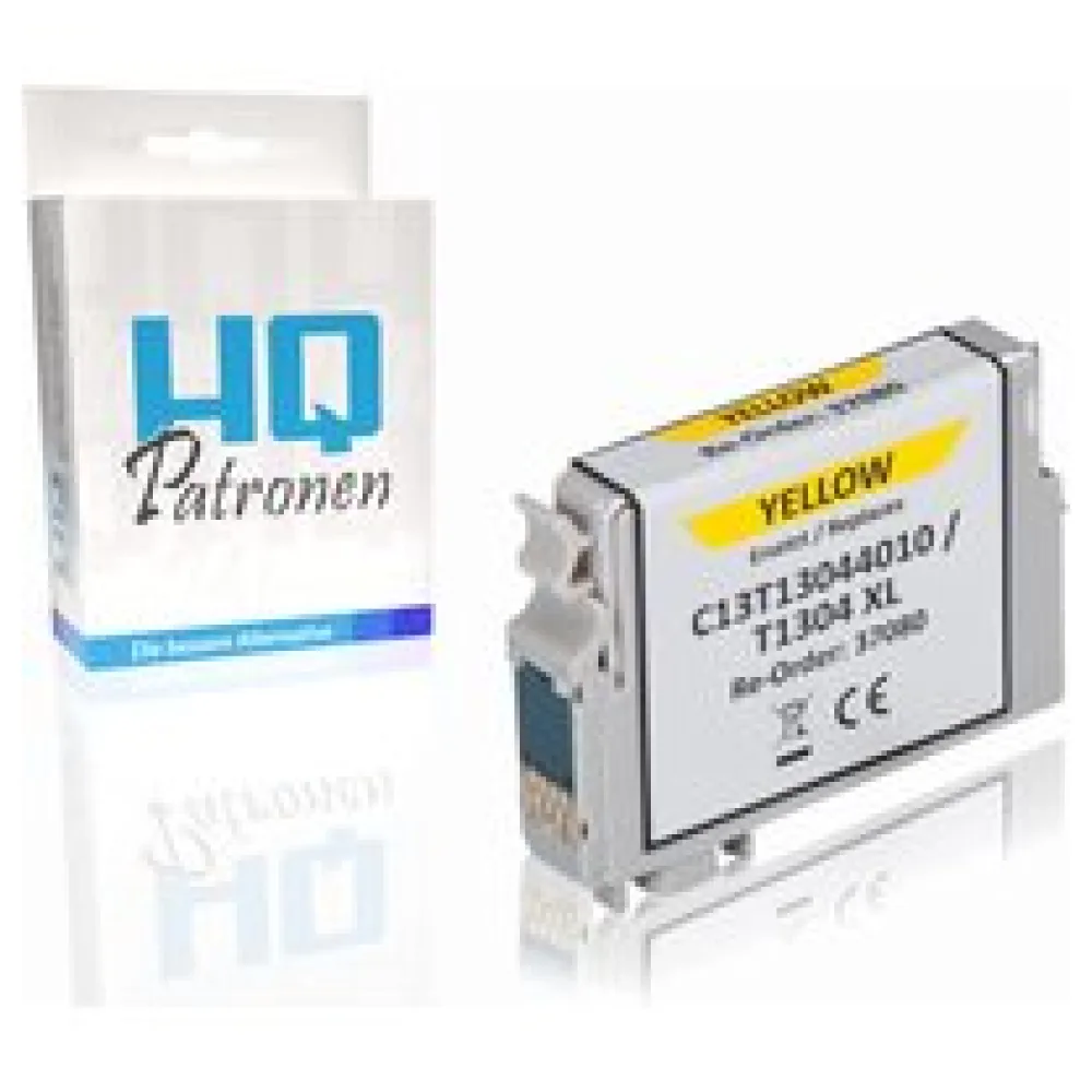 Kompatibel zu Epson C13T13044010 / T1304 Tintenpatrone, gelb – Bild 2