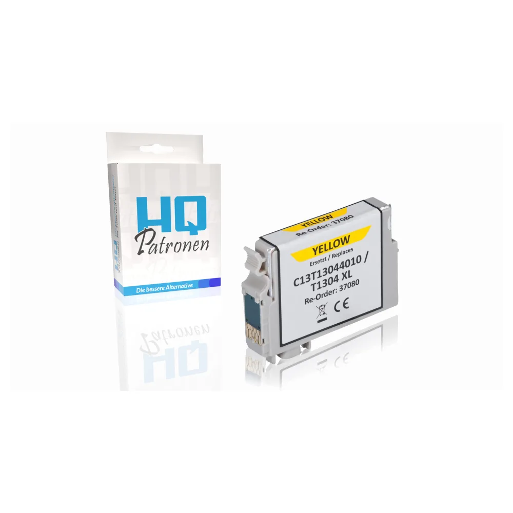 Kompatibel zu Epson C13T13044010 / T1304 Tintenpatrone, gelb