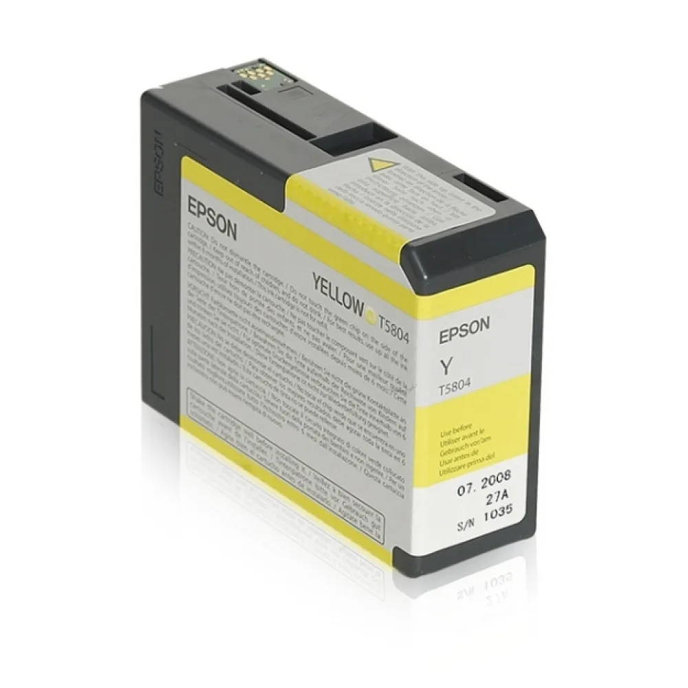 Original Epson C13T580400 / T5804 Tintenpatrone gelb