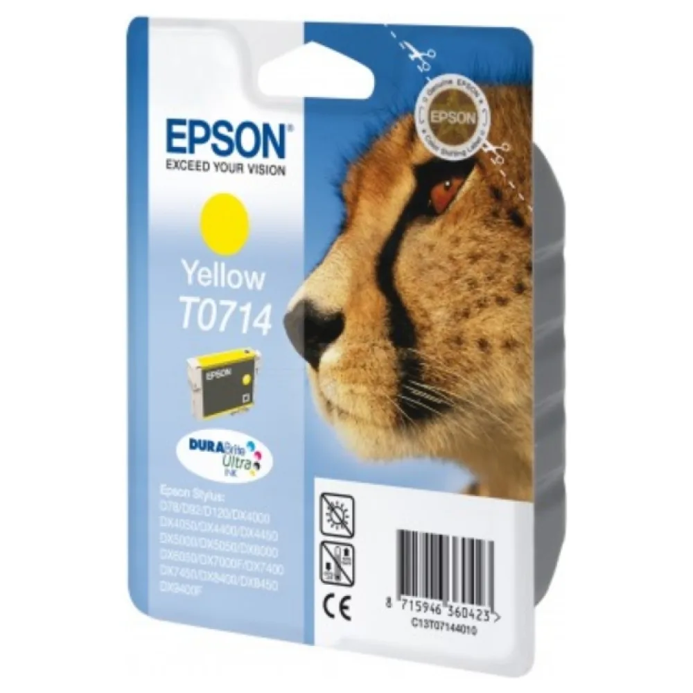 Original Epson C13T07144012 / T0714 Tintenpatrone gelb