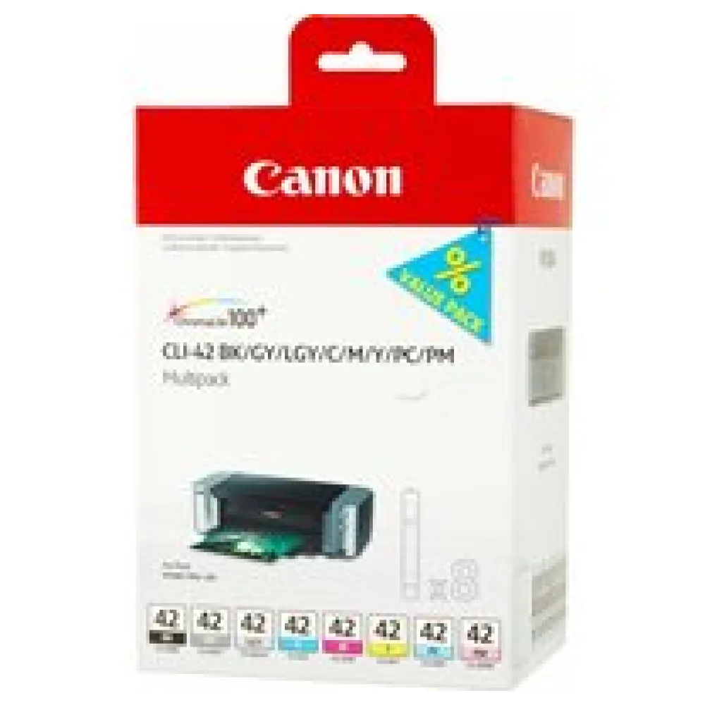 Original Canon 6384B010 / CLI-42 Tintenpatrone Multipack – Bild 2
