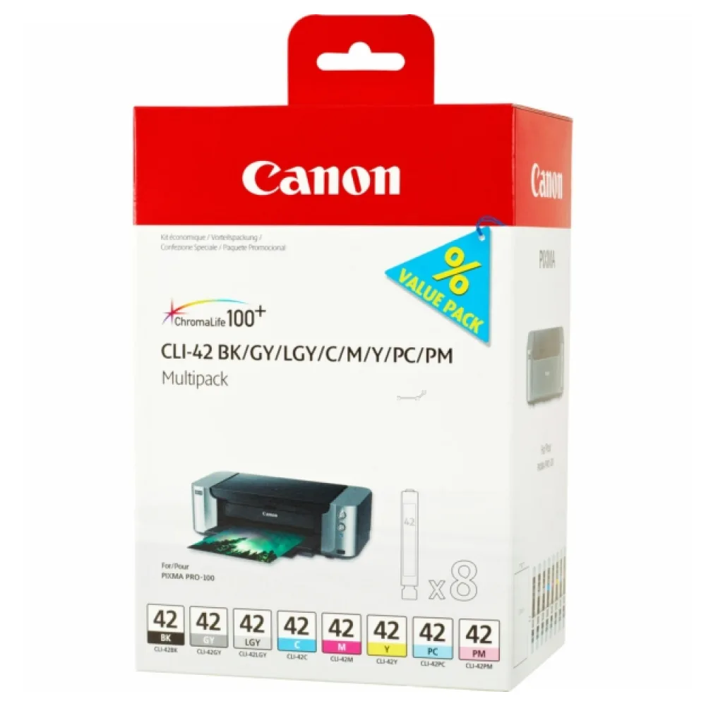 Original Canon 6384B010 / CLI-42 Tintenpatrone Multipack