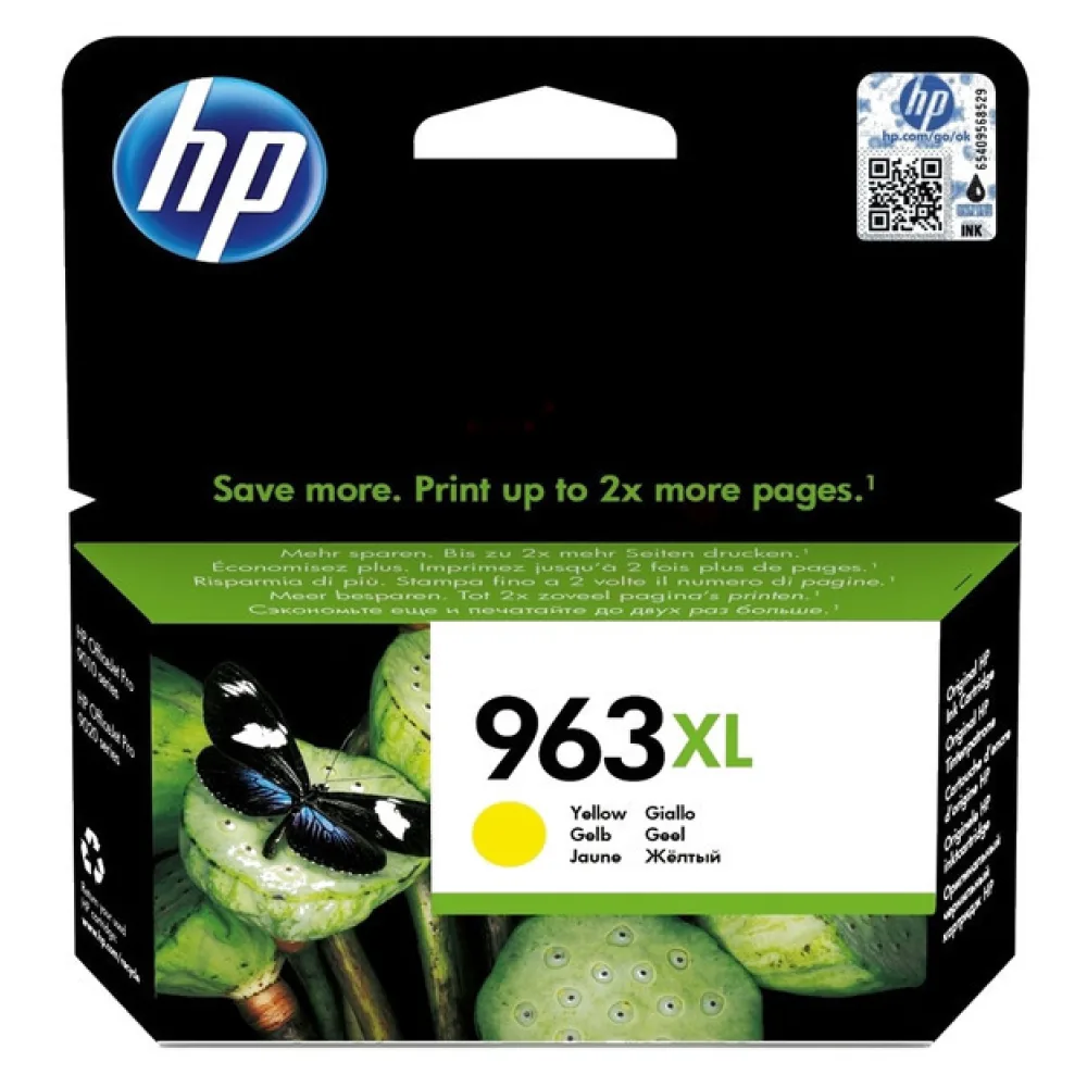 Original HP 3JA29AE / 963XL Tintenpatrone gelb