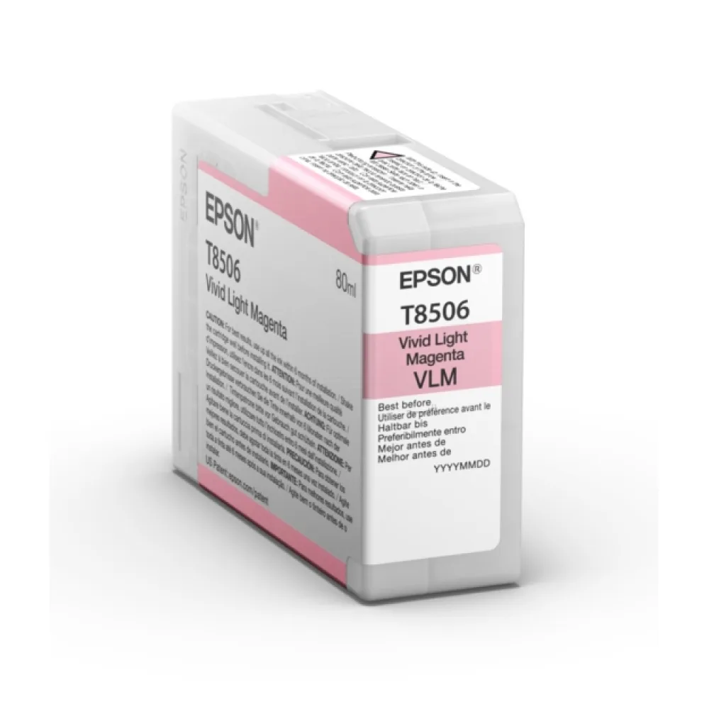 Original Epson C13T850600 / T8506 Tintenpatrone magenta hell