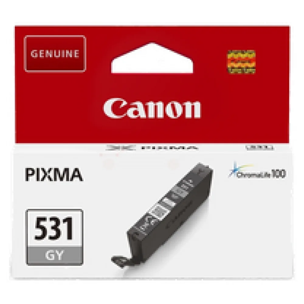 Original Canon 6122C001 / CLI531GY Tintenpatrone grau – Bild 2