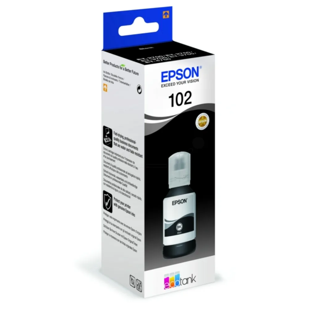 Original Epson C13T03R140 / 102 Tintenflasche schwarz