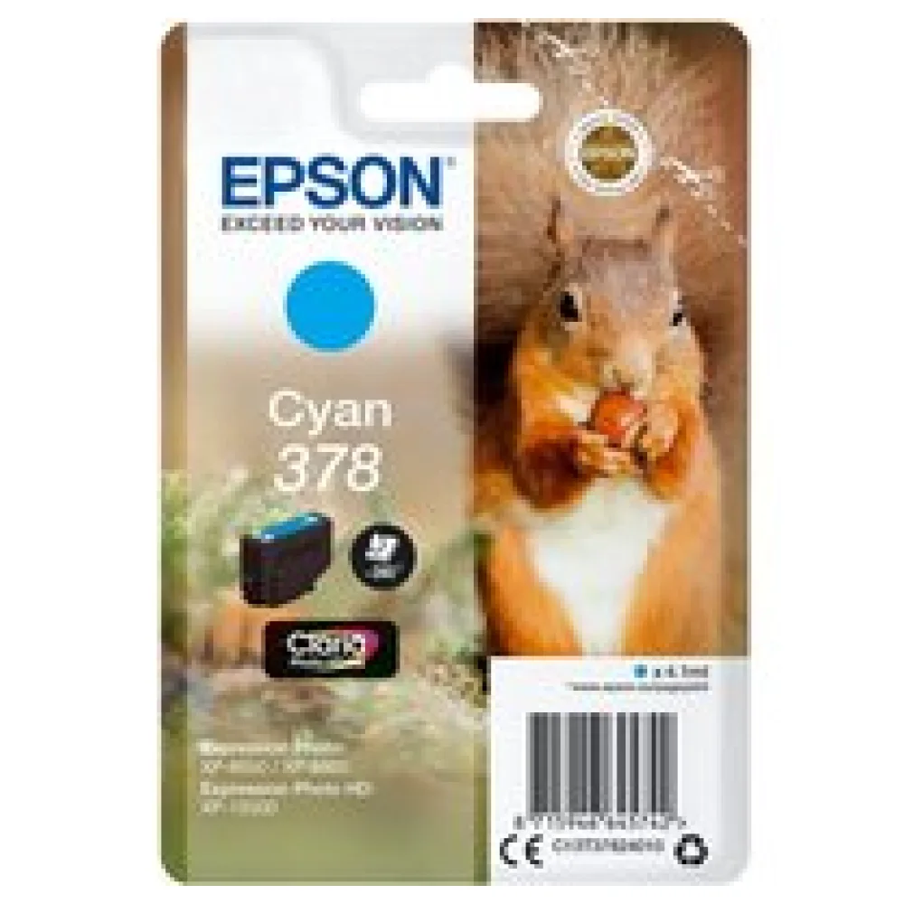 Original Epson C13T37824010 / 378 Tintenpatrone cyan – Bild 2