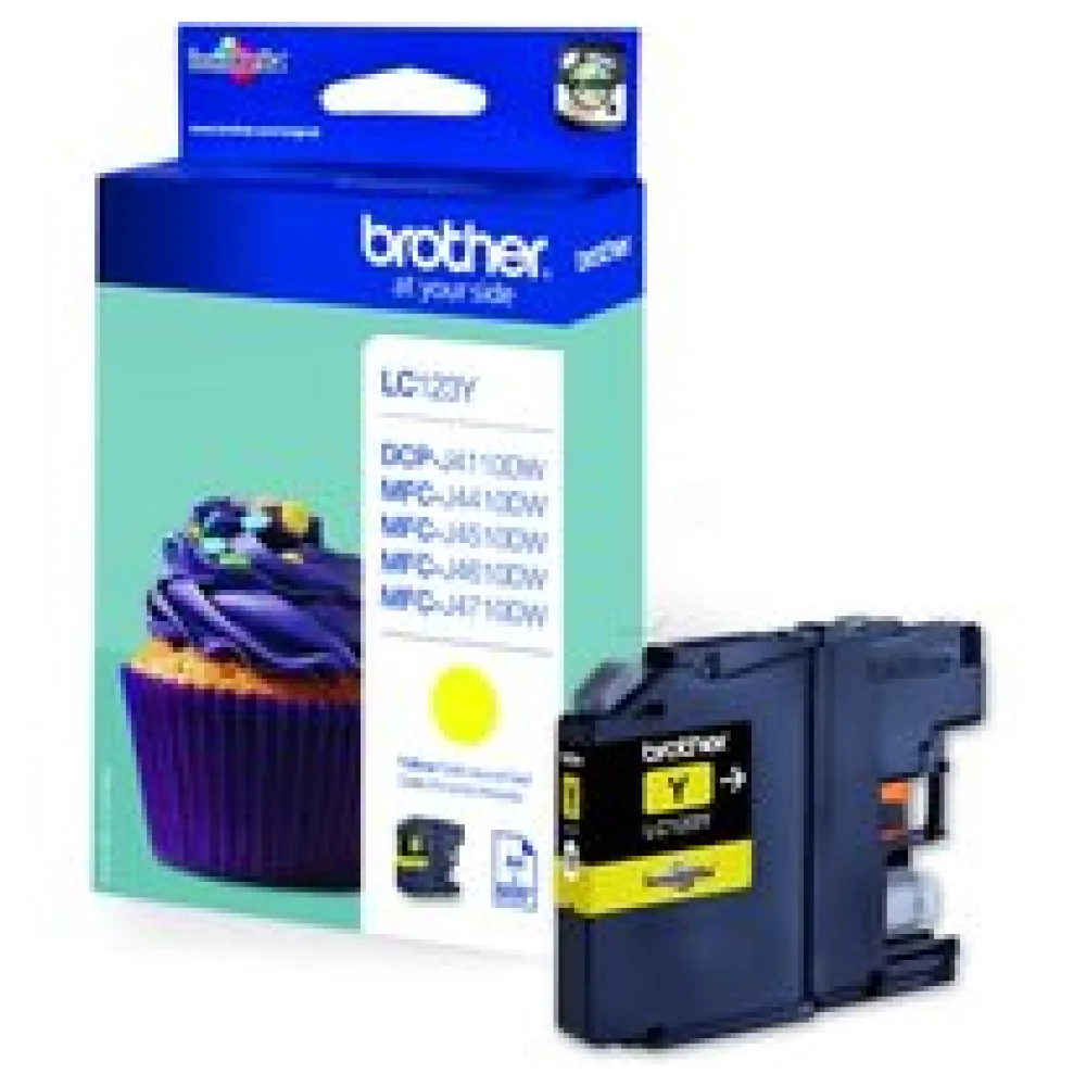 Original Brother LC123Y Tintenpatrone gelb – Bild 2