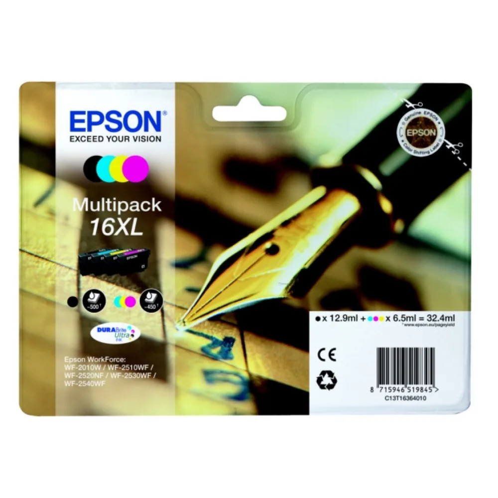 Original Epson C13T16364012 / 16XL Tintenpatrone Multipack
