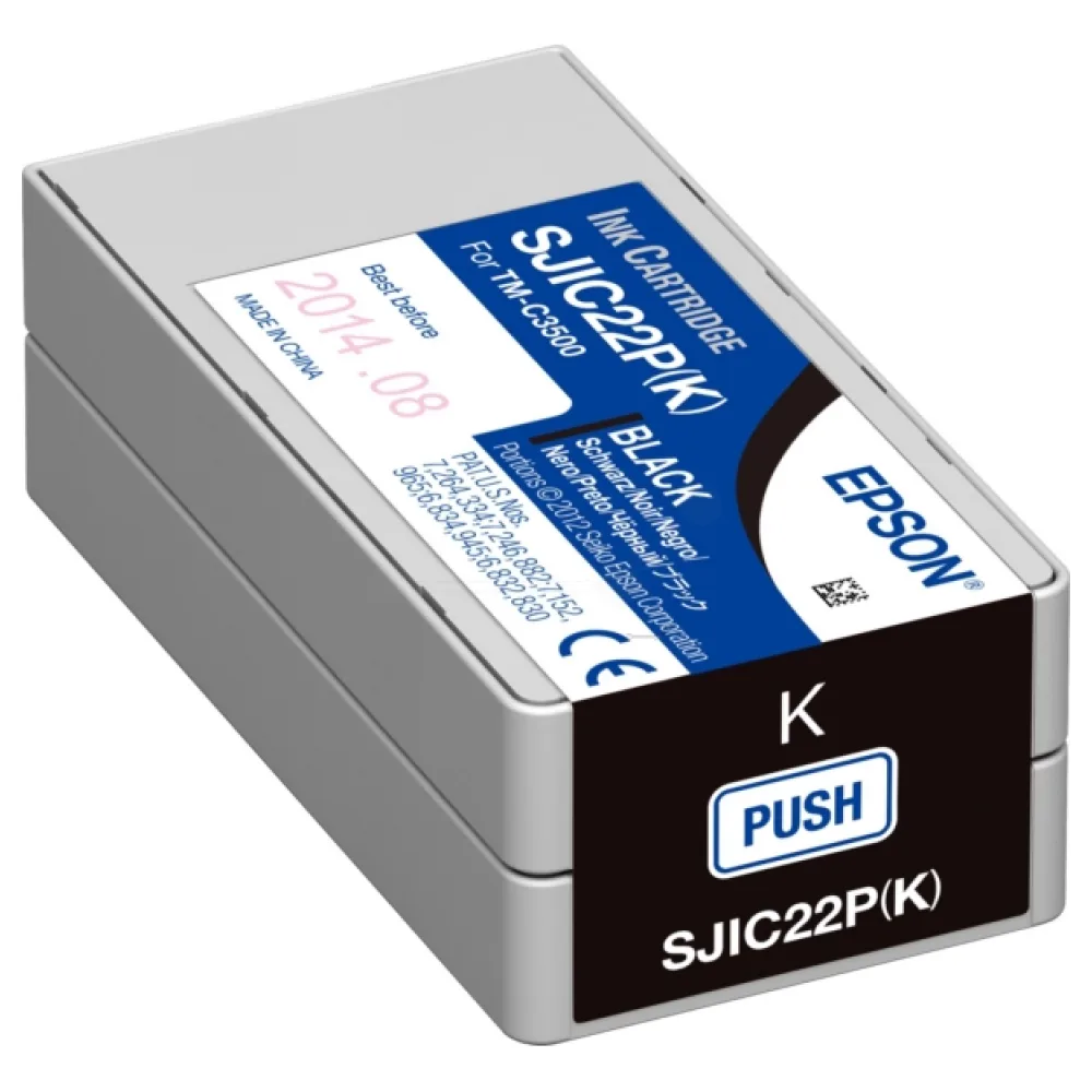 Original Epson C33S020601 / SJIC22P(K) Tintenpatrone schwarz