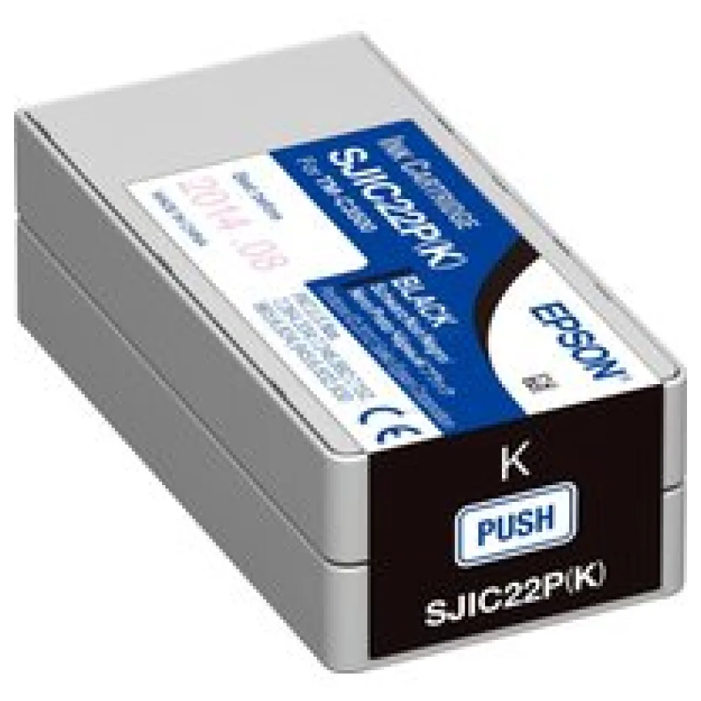Original Epson C33S020601 / SJIC22P(K) Tintenpatrone schwarz – Bild 2