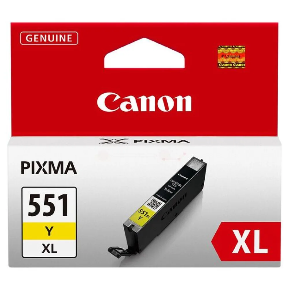 Original Canon 6446B001 / CLI551YXL Tintenpatrone gelb