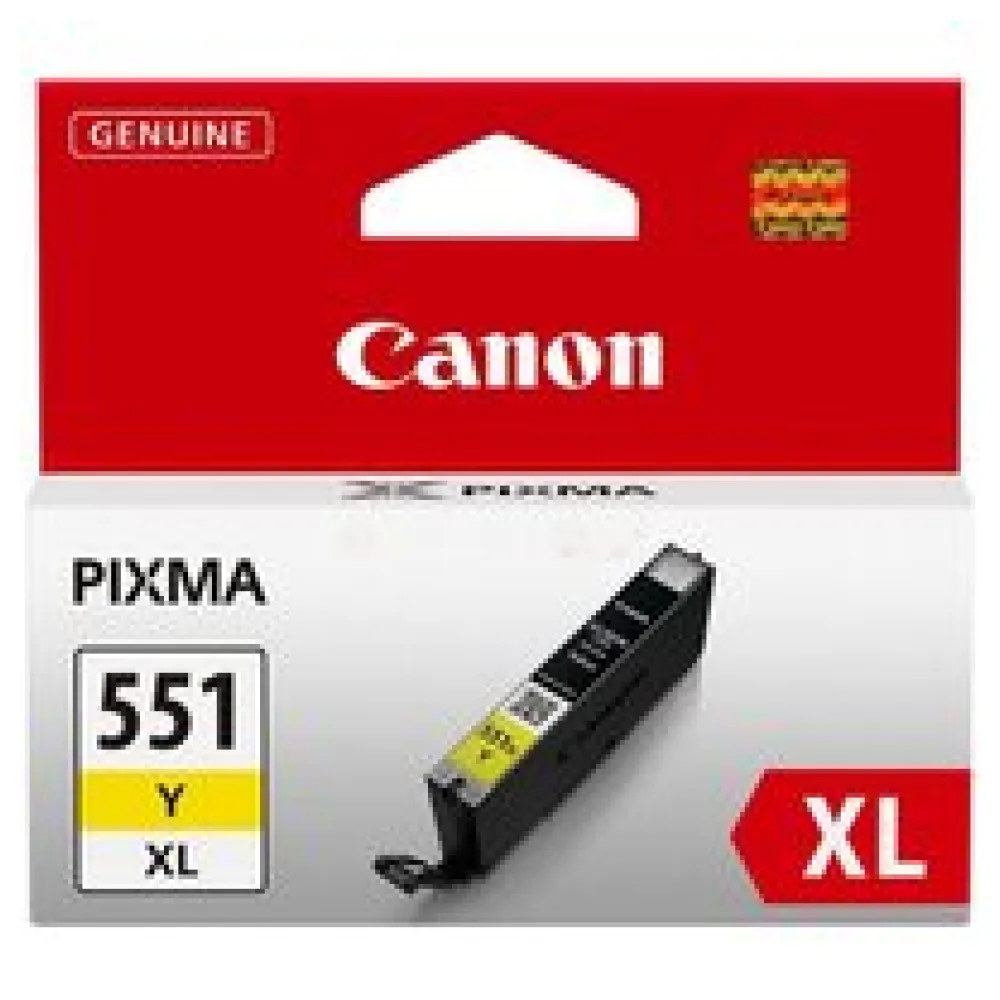 Original Canon 6446B001 / CLI551YXL Tintenpatrone gelb – Bild 2