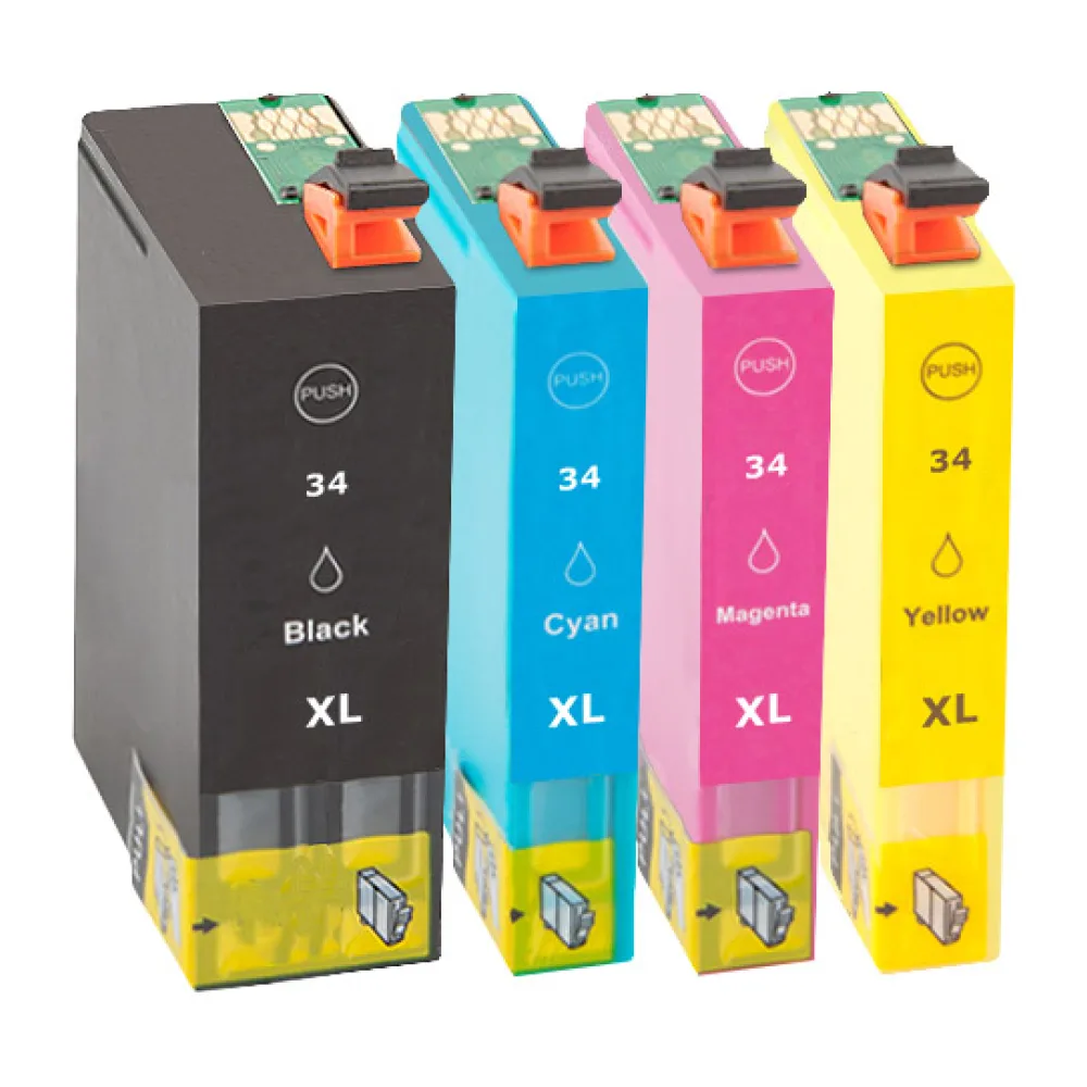 Multipack Kompatibel zu Epson 34 XL enthält 4x Tintenpatrone