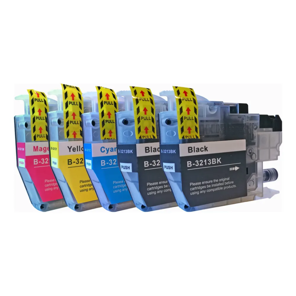 Multipack Kompatibel zu Brother LC-3213 enthält 5x Tintenpatrone