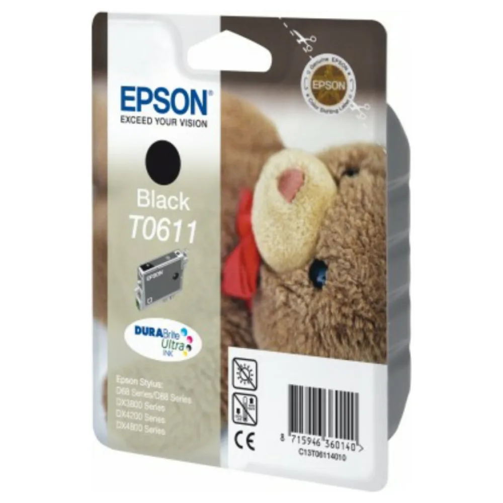 Multipack Kompatibel zu Epson C13T06114010 / T0611 enthält 10x Tintenpatrone