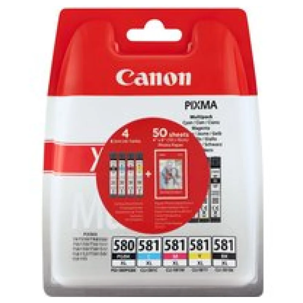 Original Canon PGI-580 XL + CLI-581 XL Tintenpatrone Multipack – Bild 2
