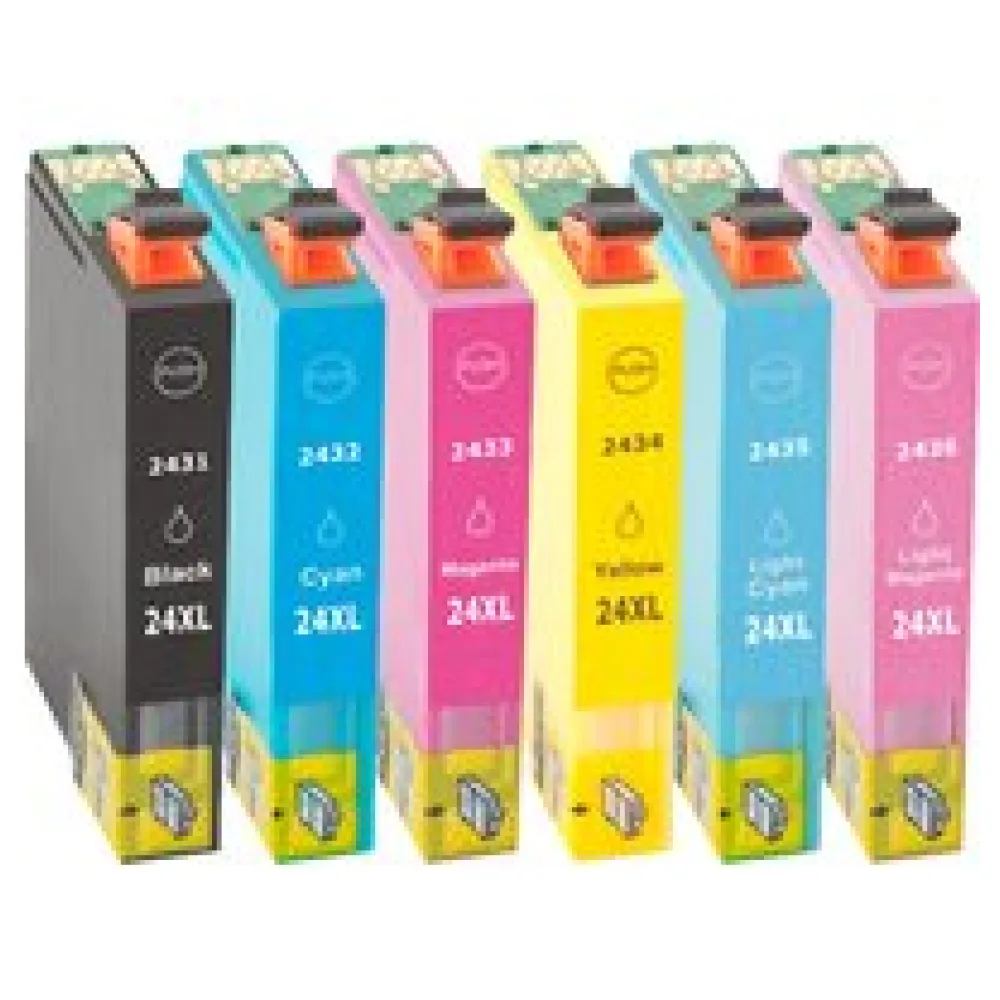 Multipack kompatibel zu Epson C13T24314010 / 24XL enthält 6x Tintenpatrone – Bild 2