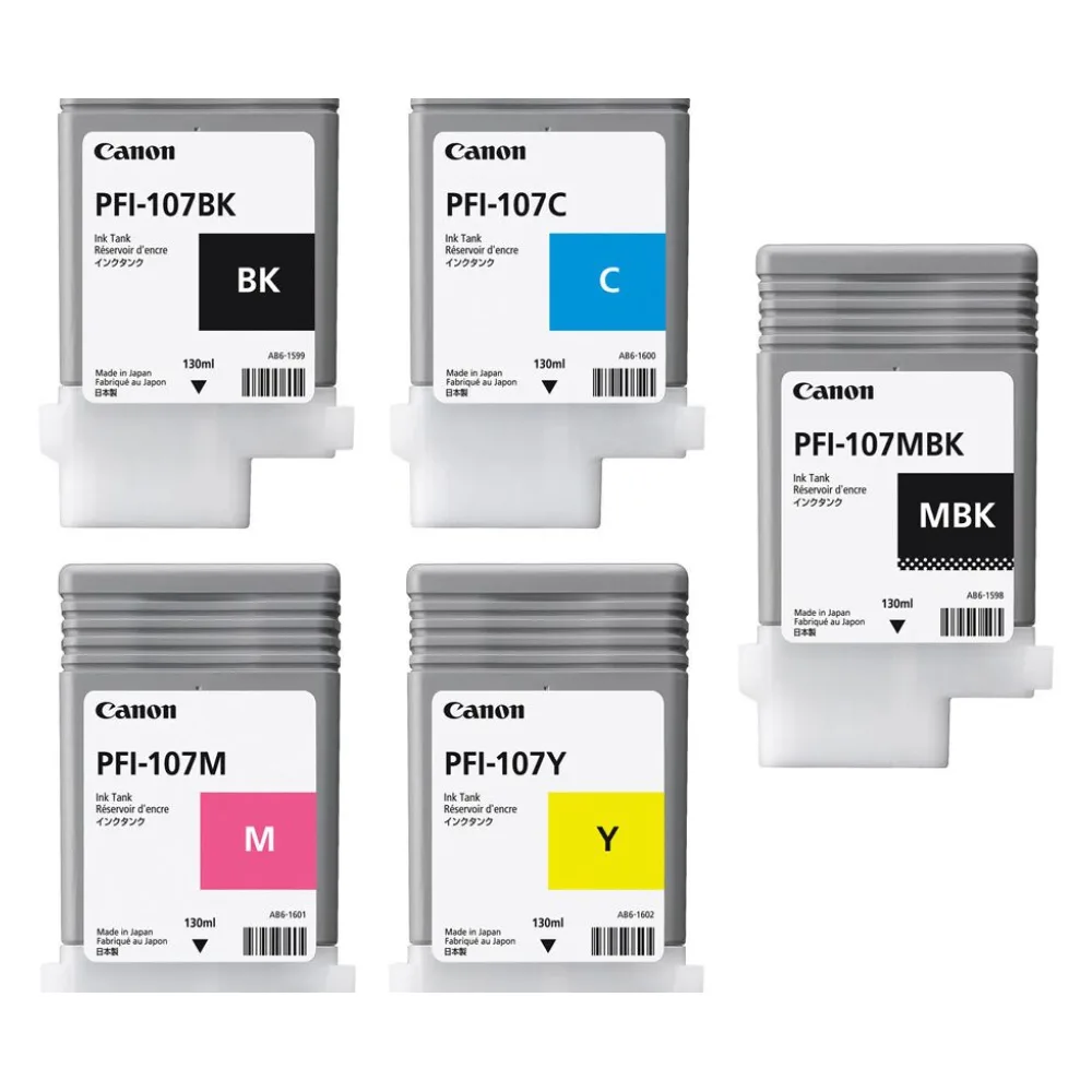Original Canon PFI107 Tintenpatronen Multipack