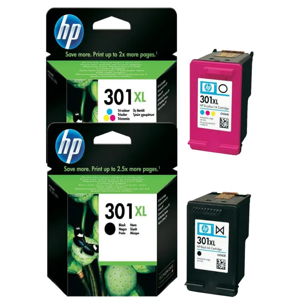 Original HP 301XL Druckkopfpatrone Multipack