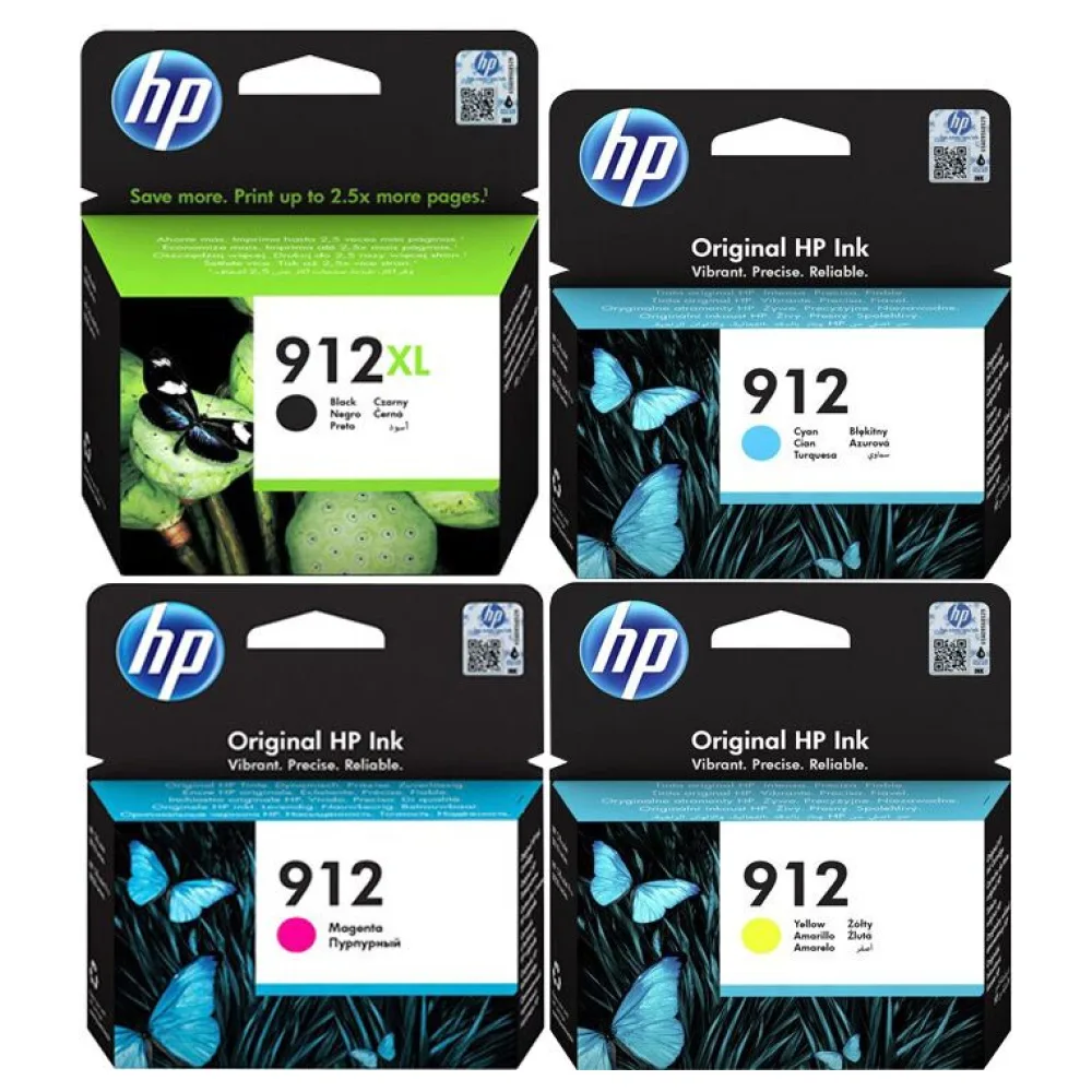 Original HP 912XL + 912 Tintenpatrone Multipack