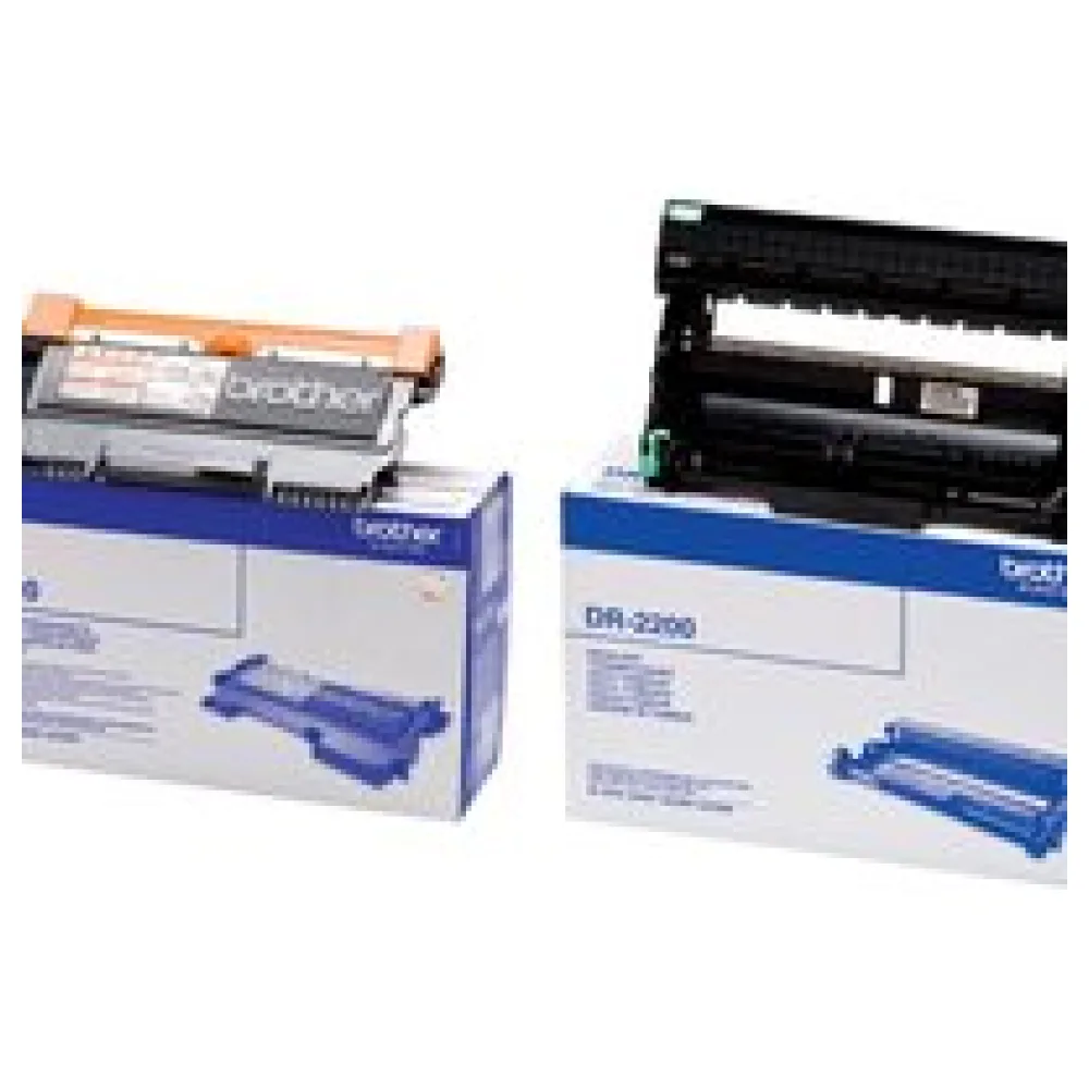 Original Brother TN2220 Toner + DR2200 Trommel – Bild 2