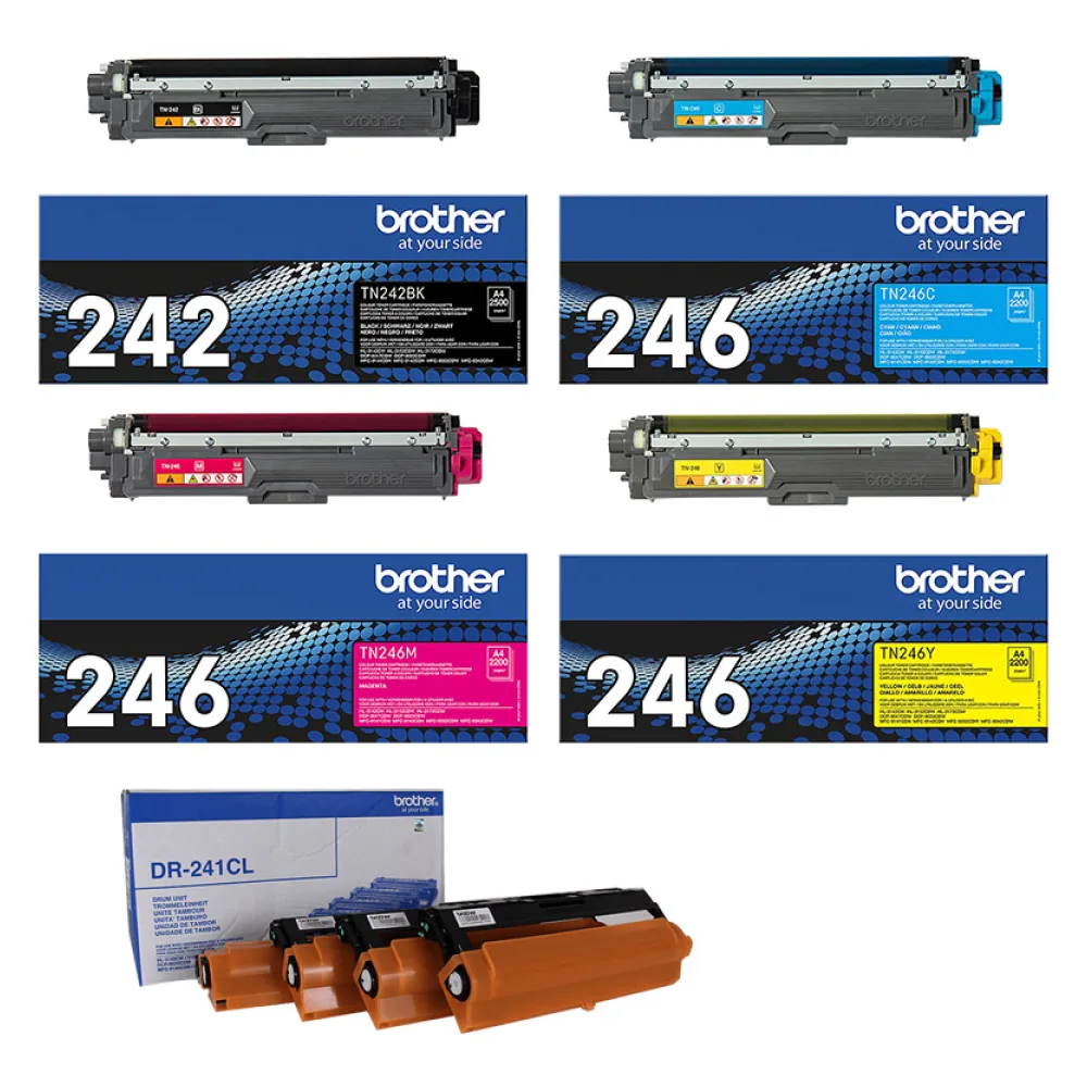 Original Brother Toner TN-242/246 + DR-241 Trommel
