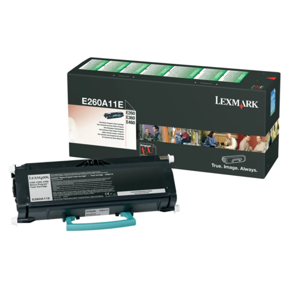 Multipack Kompatibel zu Lexmark E260A11E / E260X22G enthält Toner + Trommel