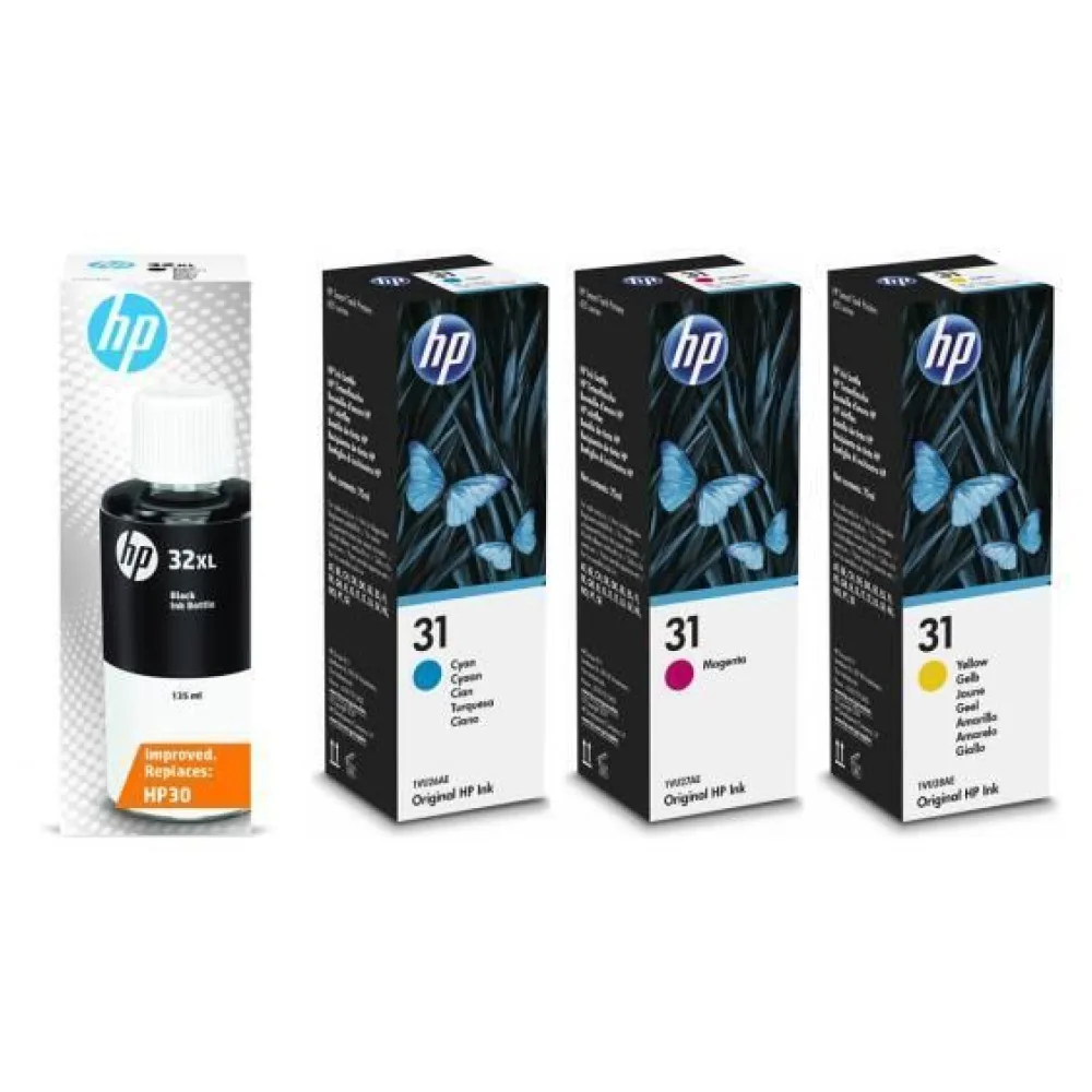 Original HP 32XL / 31 Tintenpatrone Multipack