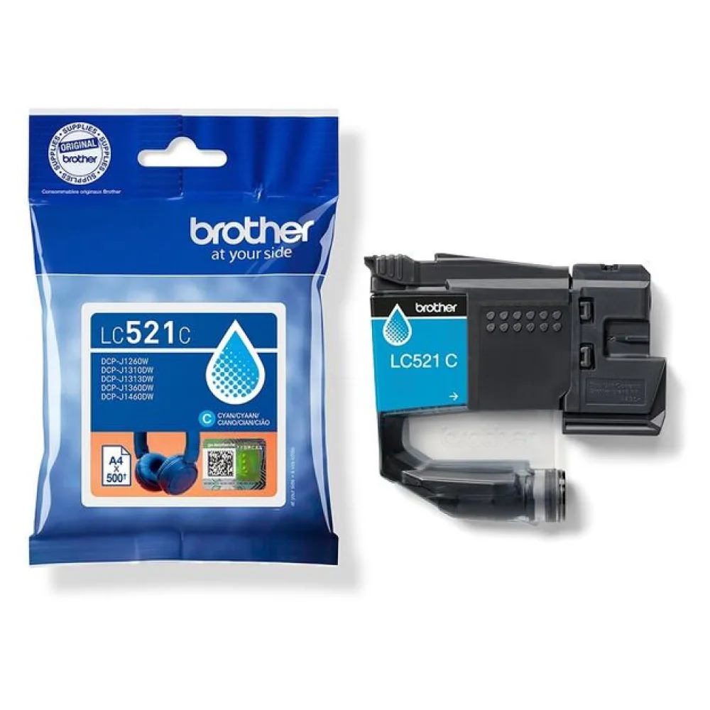 Original Brother LC521C Tintenpatrone cyan