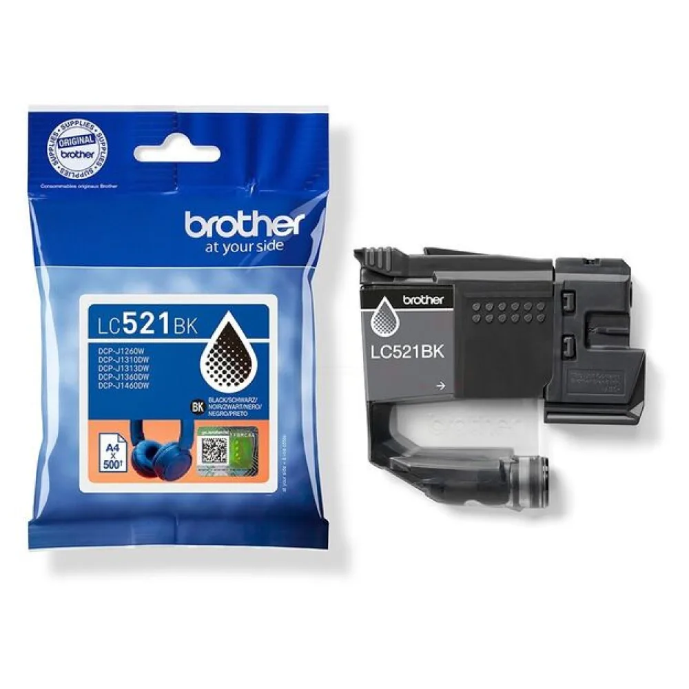 Original Brother LC521BK Tintenpatrone schwarz