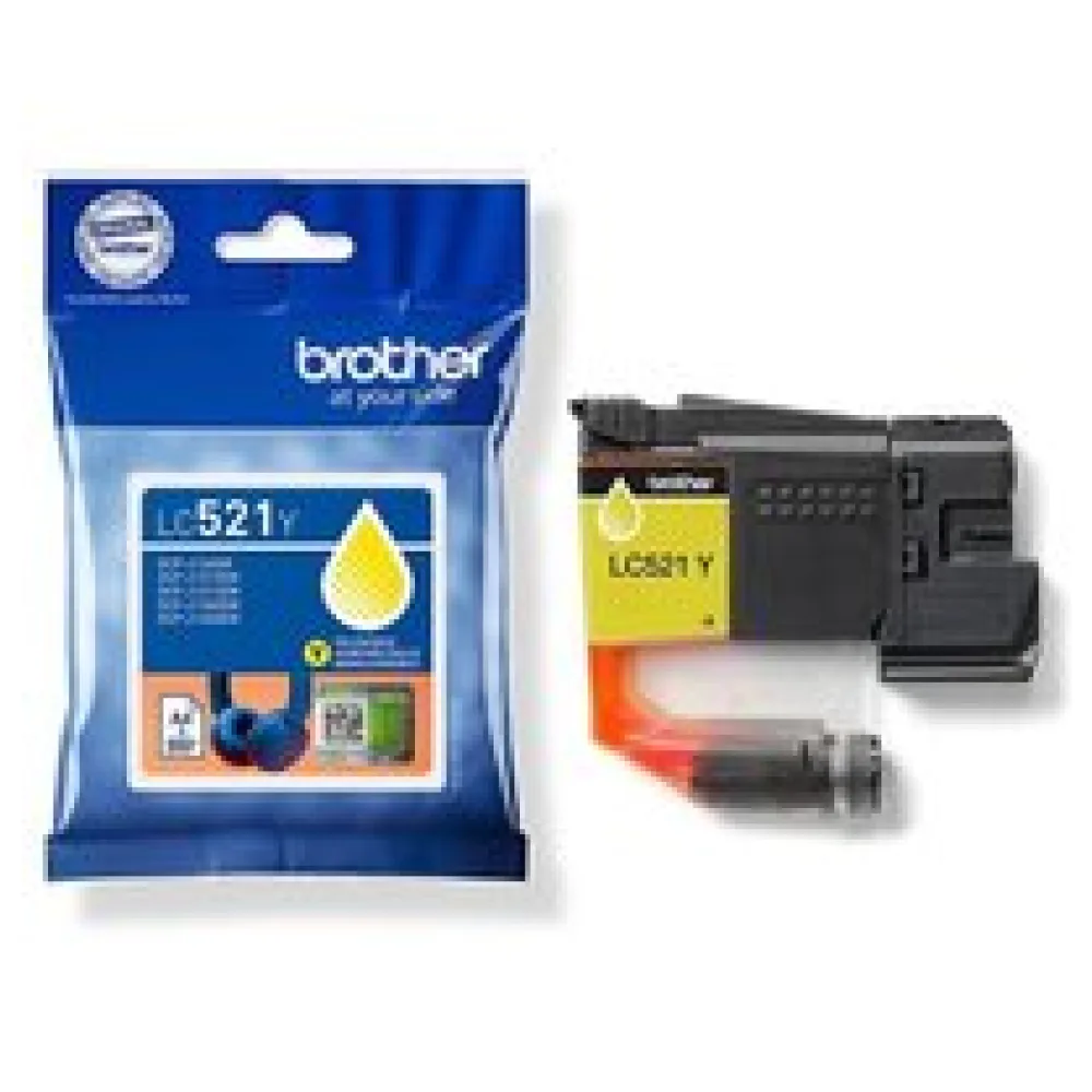 Original Brother LC521Y Tintenpatrone gelb – Bild 2