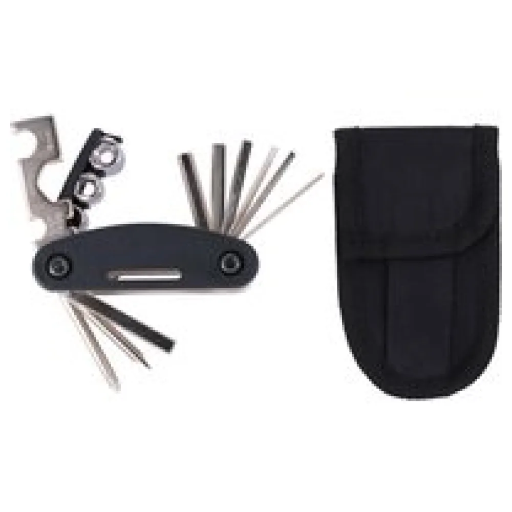 DUNLOP multifunktionales Fahrradwerkzeug-Set, 15-teilig – Bild 2