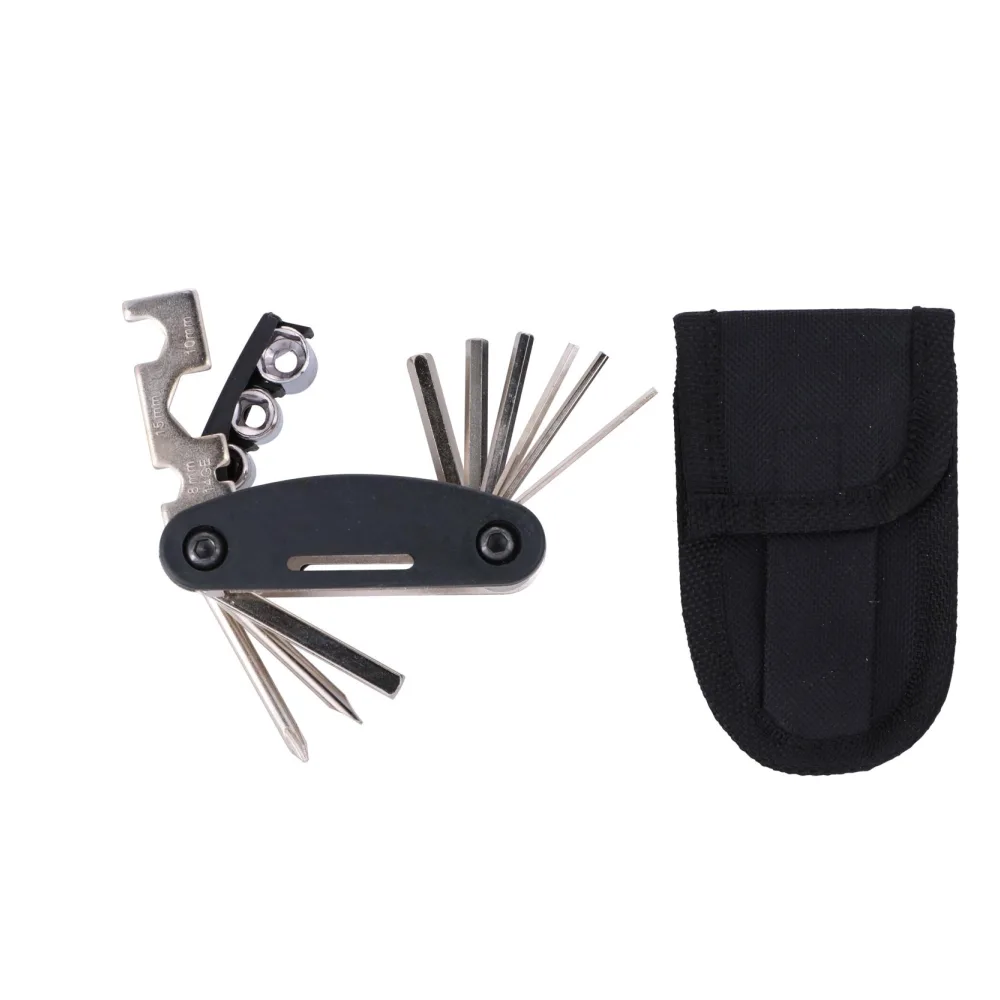DUNLOP multifunktionales Fahrradwerkzeug-Set, 15-teilig