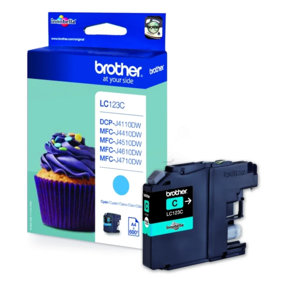 Original Brother LC123C Tintenpatrone cyan