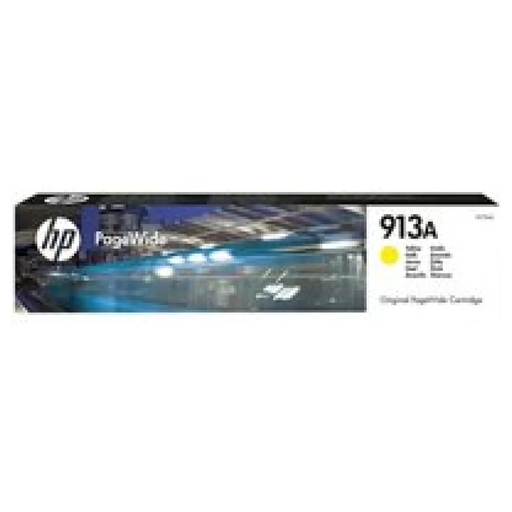 Original HP F6T79AE / 913A Tintenpatrone gelb – Bild 2