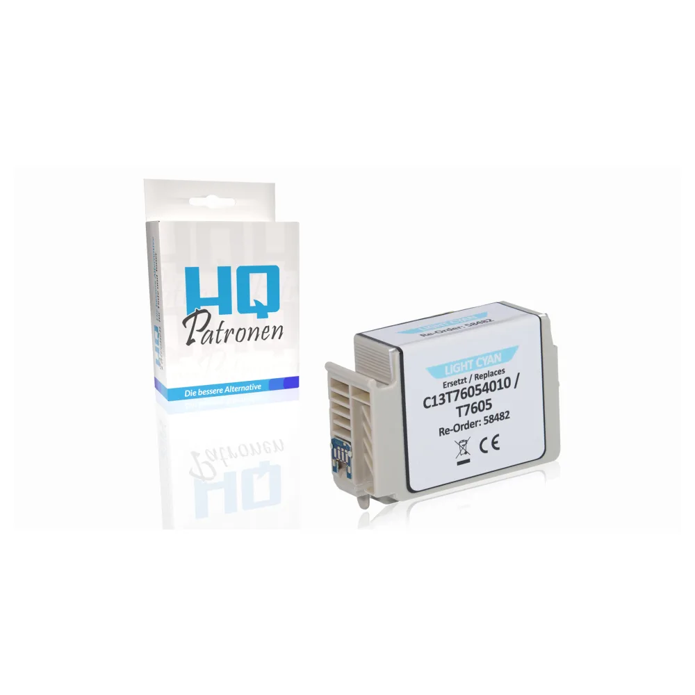Kompatibel zu Epson C13T76054010 / T7605 Tintenpatrone, light cyan