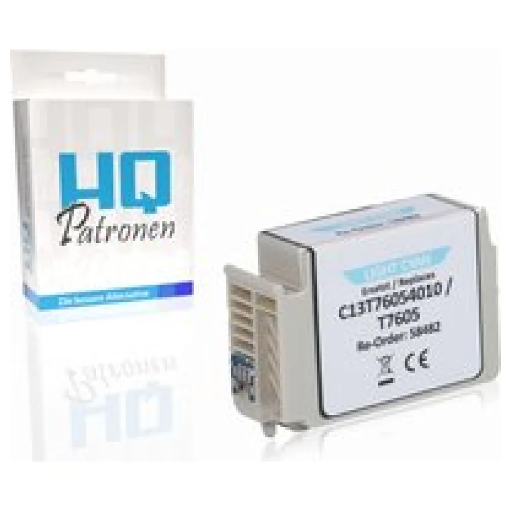 Kompatibel zu Epson C13T76054010 / T7605 Tintenpatrone, light cyan – Bild 2
