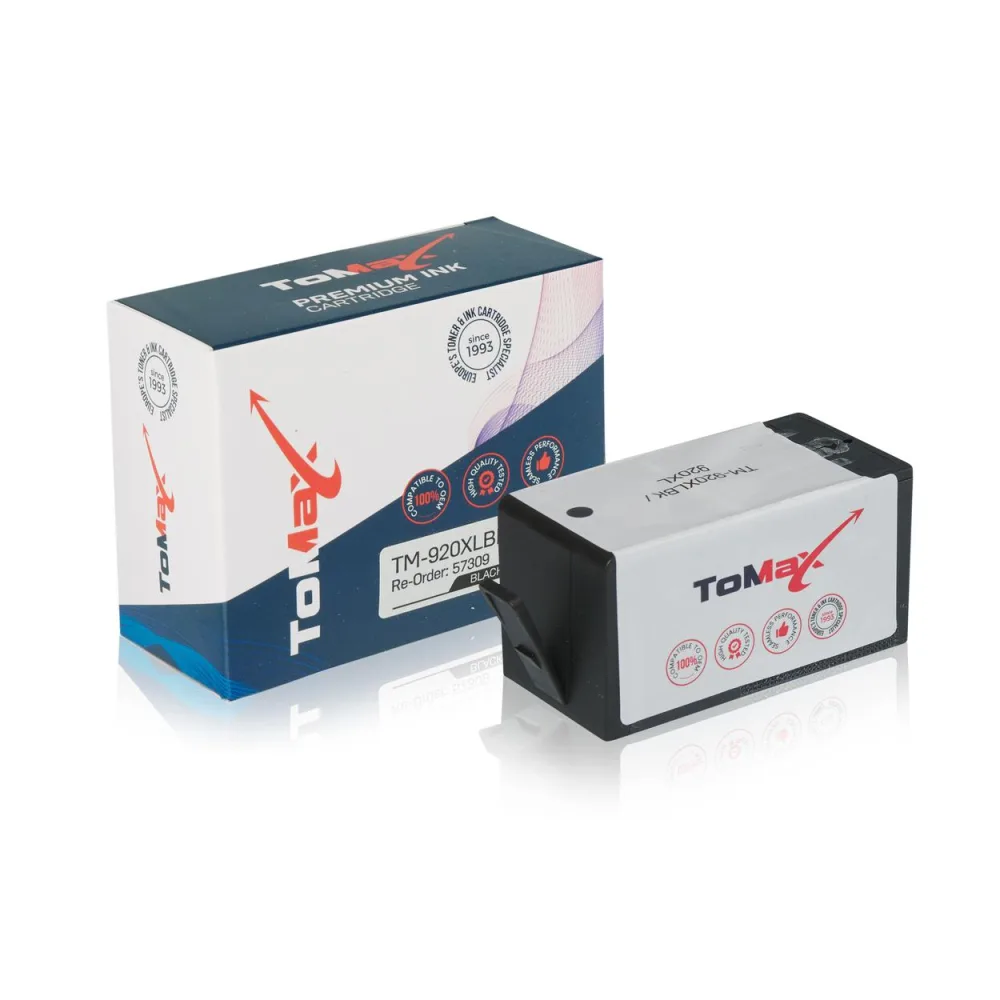 ToMax Premium ersetzt HP CD975AE / 920XL Tintenpatrone, schwarz