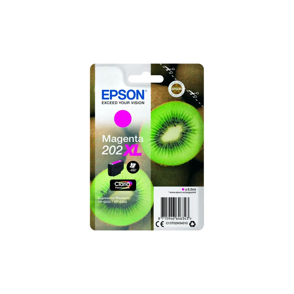 Original Epson C13T02H34010 / 202XL Tintenpatrone magenta