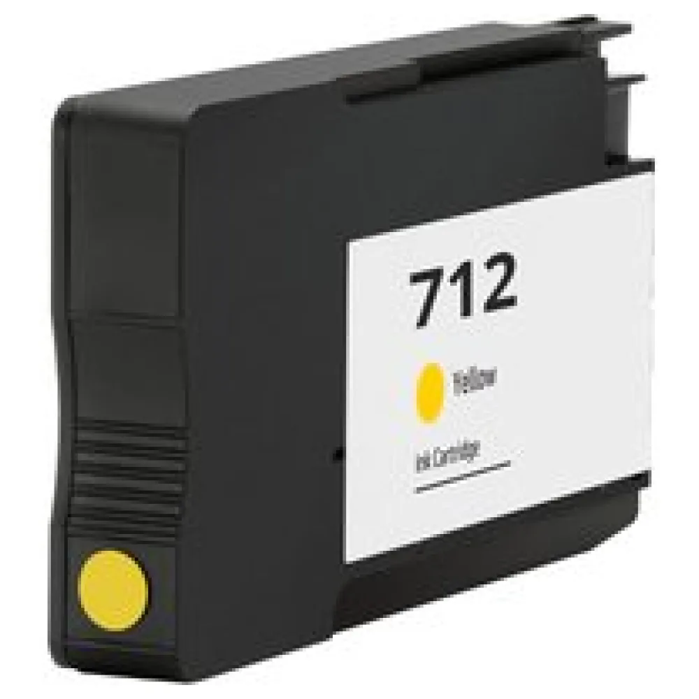 Kompatibel zu HP 3ED69A / 712 Tintenpatrone, gelb – Bild 2